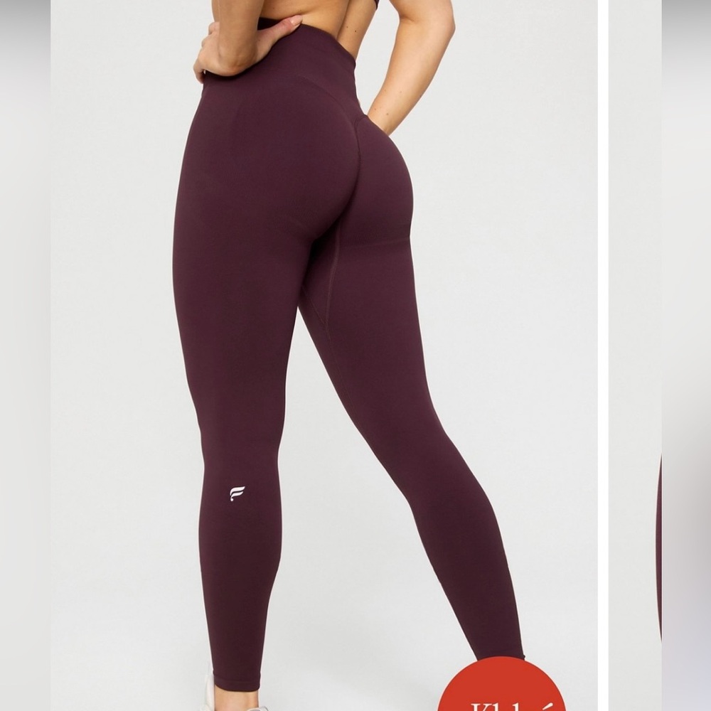 Fabletics Deep Plum Leggings